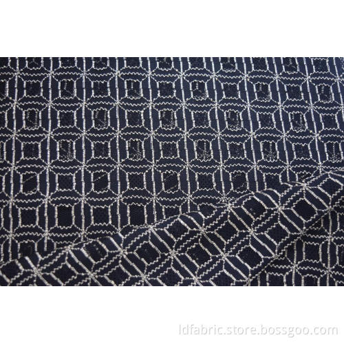 Geometrisches Spitzengewebe aus Nylon-Polyester-Spandex
